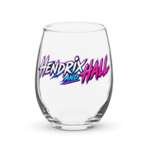 Stemless wine glass